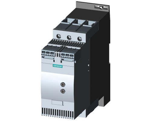 Устройство плавного пуска SIRIUS S2 63А 30кВт 400В 40град UE 200-480В AC; US 110-230В AC/DC винт. клеммы Siemens 3RW30372BB14