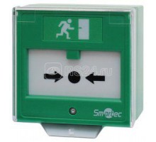Устройство разблокировки двери с восстанавливаемой кнопкой активации ST-ER125D-GN Smartec 281189