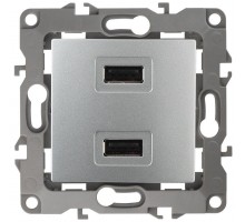 Устройство зарядное USB 12-4110-03 5В-2100мА алюм. ЭРА Б0027493
