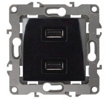 Устройство зарядное USB 12-4110-06 5В-2100мА черн. ЭРА Б0027496