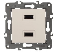 Устройство зарядное USB 14-4110-02 5В-2100мА Elegance сл. кость ЭРА Б0034359