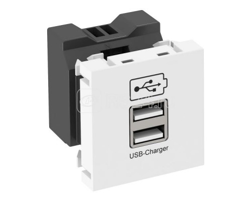 Устройство зарядное USB тип А(1.2 А/2х0.6А бел.) OBO 6105300
