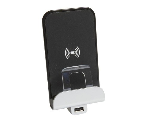 Устройство зарядное беспроводное Livinglight Qi 1А с дополнит. разъемом USB A 5В 2.4А Leg BTC LN4285CW2