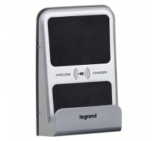 Устройство зарядное беспроводное Mosaic Qi 1А IP66 IK08 алюм. Leg 077599