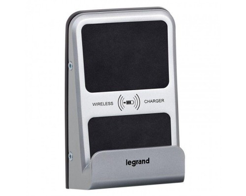 Устройство зарядное беспроводное Mosaic Qi 1А IP66 IK08 алюм. Leg 077599