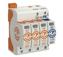 Устройство защиты от импульсных перенапр. УЗИП 150В CombiController V50-3+NPE+FS-150 3 пол. OBO 5093462