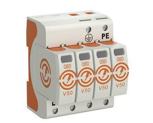 Устройство защиты от импульсных перенапр. УЗИП 280В CombiController V50-4-280 4 пол. OBO 5093513