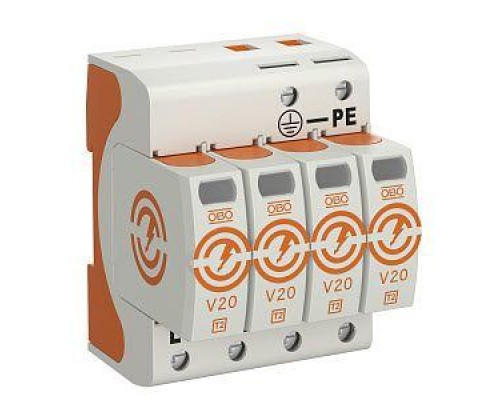 Устройство защиты от импульсных перенапр. УЗИП 550В SurgeController V20-4-550 4 пол. OBO 5095214