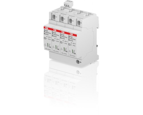 Устройство защиты от импульсных перенапр. (УЗИП) OVR T2 4L 40-440 P TS QS ABB 2CTB803873R5300