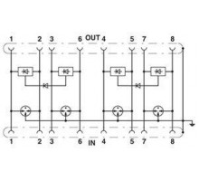Устройство защиты от перенапряжений DT-LAN-CAT.6+ Phoenix Contact 2881007