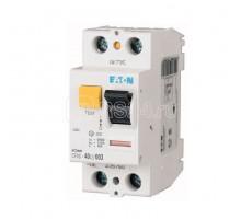 Устройство защитного отключения CFI6-63/2/05-A-DE 2п тип А 63А 500мА EATON 235775