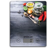 Весы кухонные ELX-SK02-С02 до 5кг 195х142мм черн. специи Ergolux 13601
