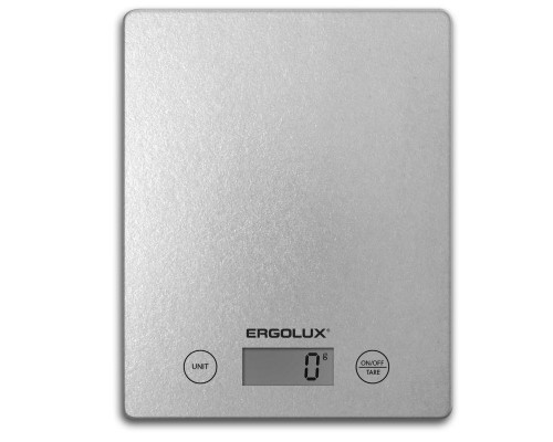 Весы кухонные ELX-SK02-С03 до 5кг 195х142мм сер. Ergolux 13600
