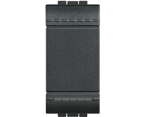Выключатель 1-кл. 1мод. СП LivingLight 16А IP20 авт. клеммы антрацит Leg BTC L4001A
