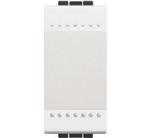 Выключатель 1-кл. 1мод. СП LivingLight 16А IP20 авт. клеммы бел. Leg BTC N4001A