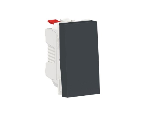 Выключатель 1-кл. 1мод. СП Unica Modular IP21 (сх. 1) 250В 10AX антрацит SchE NU310154