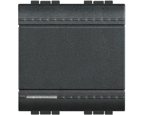 Выключатель 1-кл. 2мод. СП LivingLight 16А IP20 авт. клеммы антрацит Leg BTC L4001M2A
