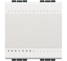Выключатель 1-кл. 2мод. СП LivingLight 16А IP20 авт. клеммы бел. Leg BTC N4001M2A