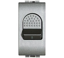 Выключатель 1-кл. 2п 1мод. СП LivingLight 32А IP20 127/250В алюм. Leg BTC NT4011