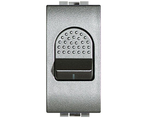 Выключатель 1-кл. 2п 1мод. СП LivingLight 32А IP20 127/250В алюм. Leg BTC NT4011
