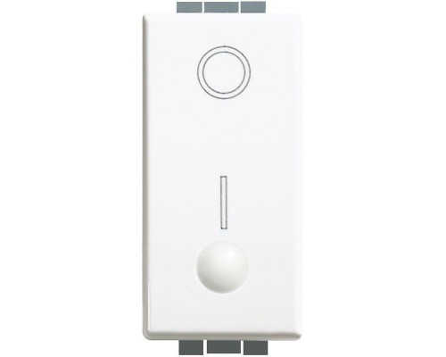 Выключатель 1-кл. 2п 1мод. СП Luna 16А IP20 бел. Leg BTC C4002L