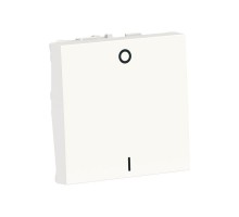 Выключатель 1-кл. 2п 2мод. СП Unica Modular IP21 (сх. 2) 250В 16AX бел. SchE NU326218