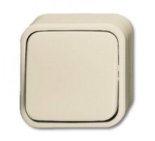 Выключатель 1-кл. 2п ОП Busch-Duro 2000 AP 10А IP20 сл. кость ABB 2CKA001042A0654