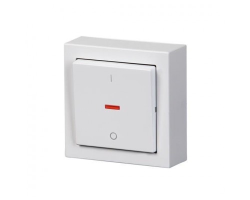 Выключатель 1-кл. 2п ОП Impressivo 16А IP20 бел. ABB 2TKA00001840