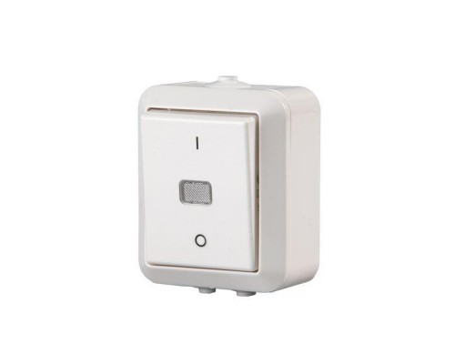 Выключатель 1-кл. 2п ОП Jussi 16А IP44 230В бел. ABB 2TKA000138G1