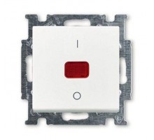 Выключатель 1-кл. 2п СП Basic 55 20А IP20 с клавишей альп. бел. ABB 2CKA001020A0089