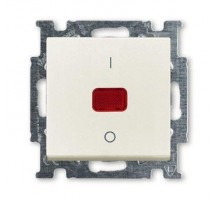 Выключатель 1-кл. 2п СП Basic 55 20А IP20 с клавишей сл. кость ABB 2CKA001020A0090