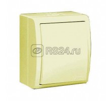 Выключатель 1-кл. ОП Simon 15 Aqua 10А IP54 винт. зажим сл. кость Simon 1594101-031