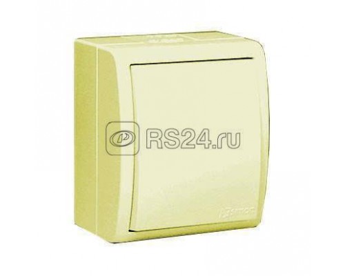 Выключатель 1-кл. ОП Simon 15 Aqua 10А IP54 винт. зажим сл. кость Simon 1594101-031