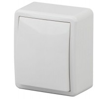 Выключатель 1-кл. ОП Эра Эксперт 10А IP20 11А-1201-01 250В 10AX Al+Cu бел. Эра Б0038814