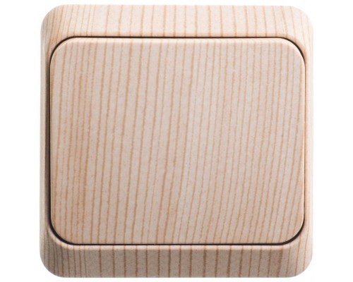 Выключатель 1-кл. ОП Этюд Дача 10А IP20 сосна SchE BA10-001D