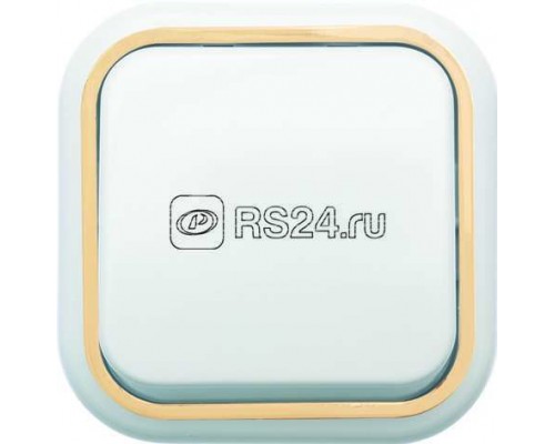 Выключатель 1-кл. ОП Валентина 10А IP20 А16-038 бел./зол. Кунцево 7631