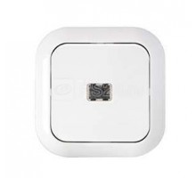 Выключатель 1-кл. СП 10А IP20 с подсветкой бел. БЕЛТИЗ С1 10-231