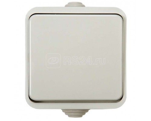 Выключатель 1-кл. СП Aqua 10А IP44 3100 п/герм бел. ASD / IN HOME 4690612000428