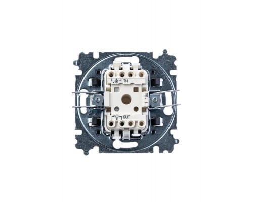 Выключатель 1-кл. СП Levit IP20 жемчуж./ледяной ABB 2CHH590145A6068