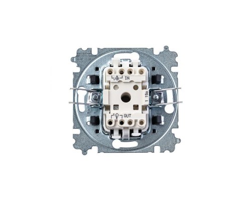 Выключатель 1-кл. СП Levit IP20 сер./бел. ABB 2CHH590145A6016