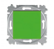 Выключатель 1-кл. СП Levit IP20 зел./дым. черн. ABB 2CHH590145A6067