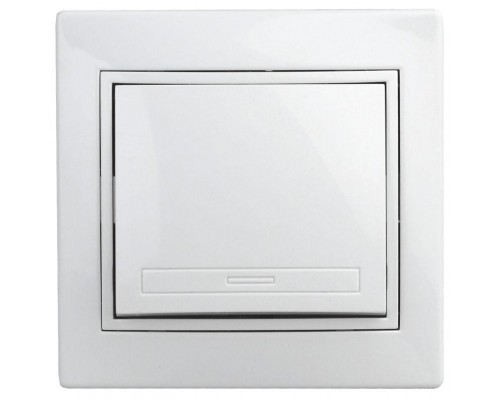 Выключатель 1-кл. СП Plano 10А IP20 1А-101-01 250В Al+Cu бел. Intro Б0038593