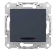 Выключатель 1-кл. СП Sedna 10А IP20 (сх. 1) 250В с красн. индикацией графит SchE SDN0400370
