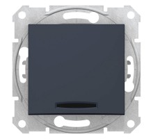Выключатель 1-кл. СП Sedna 10А IP20 (сх. 1а) 250В с подсветкой графит SchE SDN1400170