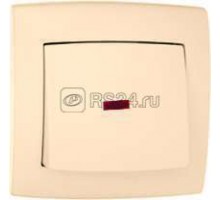 Выключатель 1-кл. СП Елизавета 10А IP20 С16-180 с индикацией сл. кость Кунцево 6465
