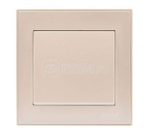 Выключатель 1-кл. СП Рейн 10А IP20 жемчуж./бел. метал. LEZARD 703-3030-100
