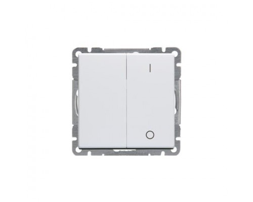 Выключатель 2-кл. 2п СП Impressivo 16А IP20 бел. ABB 2TKA00000404