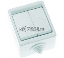 Выключатель 2-кл. ОП 10А IP20 А510-235 бел. Кунцево 5905