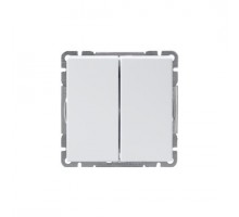 Выключатель 2-кл. СП Impressivo 16А IP20 бел. ABB 2TKA00000413