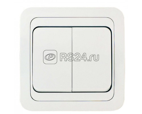 Выключатель 2-кл. СП Mimoza 10А IP20 бел./бел. Makel 12003